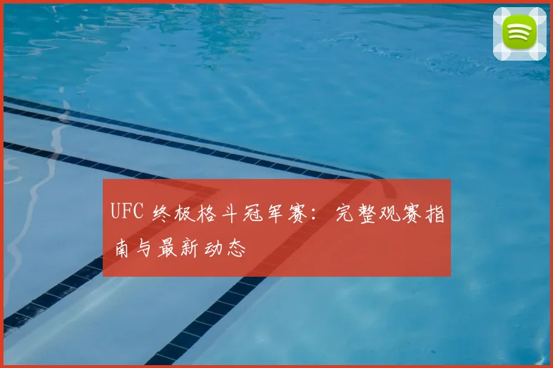 UFC 终极格斗冠军赛：完整观赛指南与最新动态